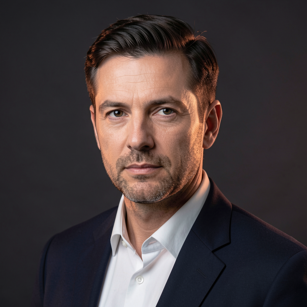 KI-generierter Autorenavatar für Jonas Kern – keine reale Person